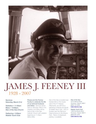 Aloha Capt. James Feeney