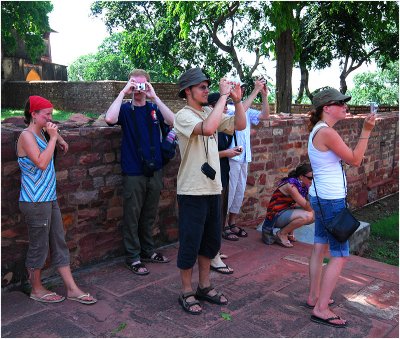 Western Tourists, Fatehpur Sikri