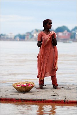 Flower Girlon the Ganges