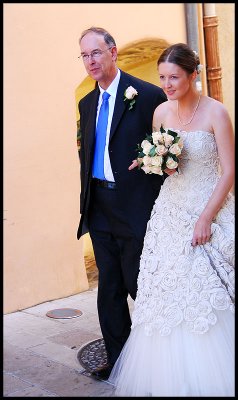 Walking to the wedding