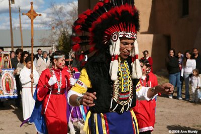 Dancing in procession