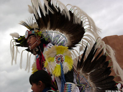 Dancer in headdress