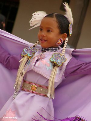 Indian Girl in Lavender
