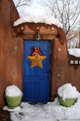 Door with Star