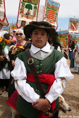Boy in procession