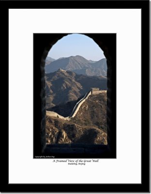 A Framed View of the Great Wall