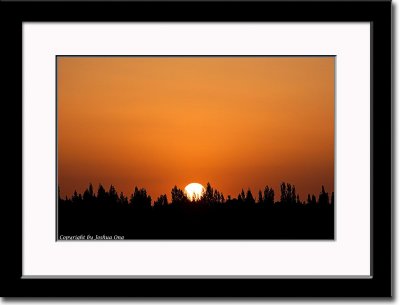 Sunrise in Dunhuang