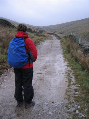 Day 2 walk overlooking Deepdale