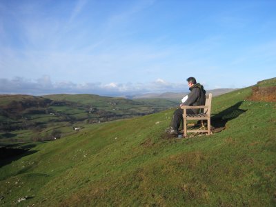 Sunshine! And a gorgeous view from Howell Fell