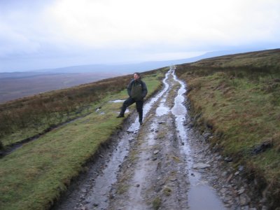 Along the old Roman Road, the Pennine Way