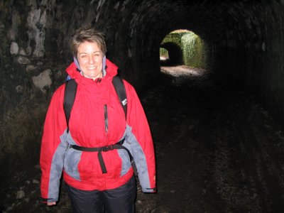 Pedestrian tunnel entering Clapham