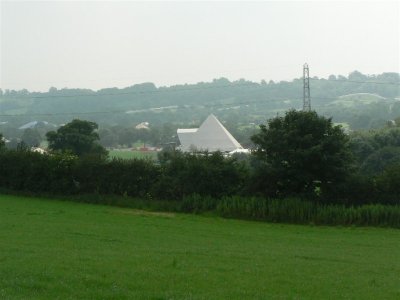 First view of the Pyramid from Hitchin Hill