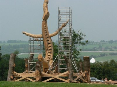 Chainsaw sculpture
