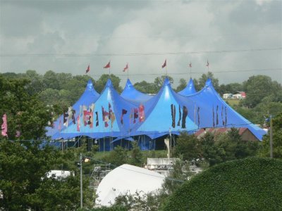 Acoustic Tent from across the site