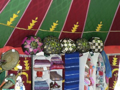 The wonderfully presented Moroccan stall