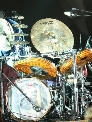 Trilok Gurtu's hybrid drumkit