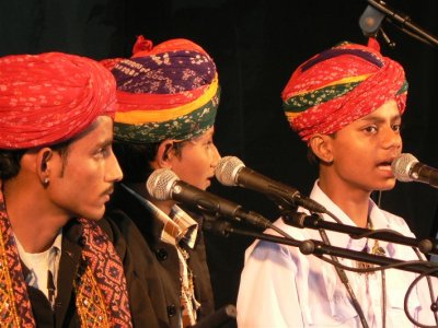 Rajasthani youngsters continuing their traditional music