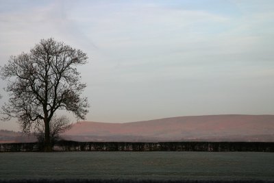 Sunrise near Clitheroe