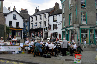 Band in Ulverston, England