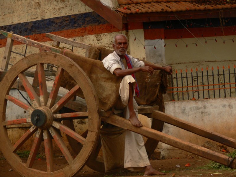 Man and cart