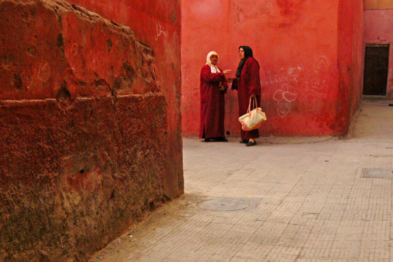 Ladies in red
