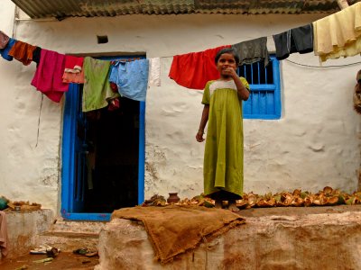 Laundry kid