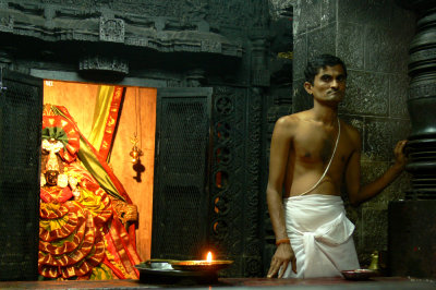 Priest in temple
