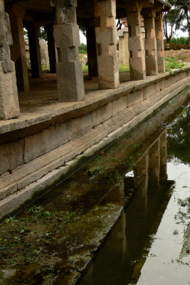 Temple with pond