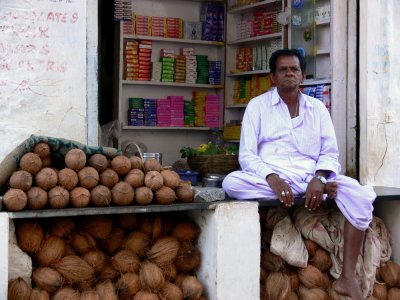 Coconut seller