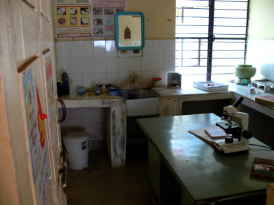 The hospital laboratory