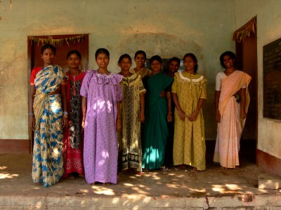Women of the paper making project