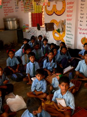 Rural school with 60 children