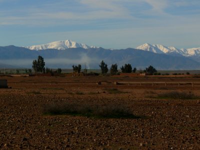 View of Atlas Mountains