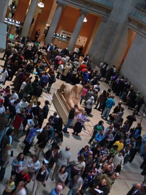 Busy day at the Met