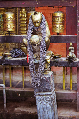 Chained monkey