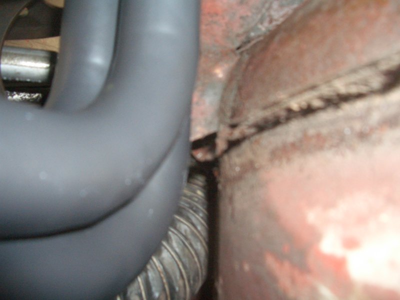 View from bottom-fender