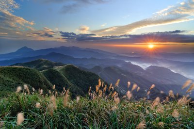 Mt. Wu-Fen at Sunrise