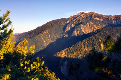 Mt. Tong-Pu at Sunset