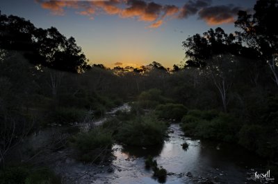 Sunset On The Yarra River