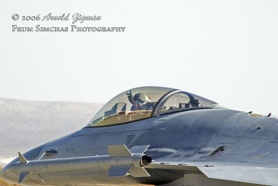 Dutch F-16 Pilot Waving to the Crowd