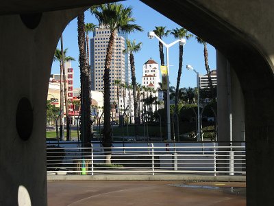 Downtown Long Beach Framed