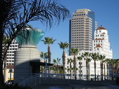 Downtown Long Beach From Front of Convention Center