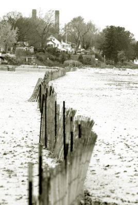 Lake Ontario Beach Snow Fence