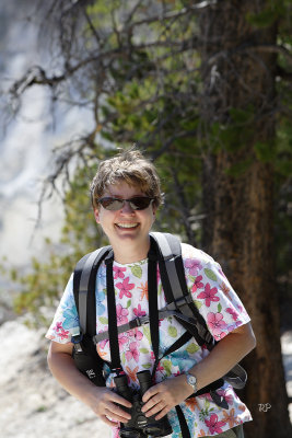 Happy hiker