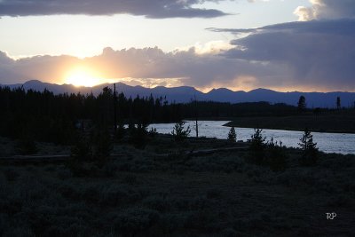 Sunset - Yellowstone Goodbye