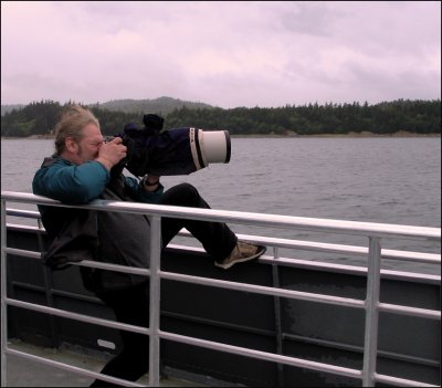 Out shooting Whales!