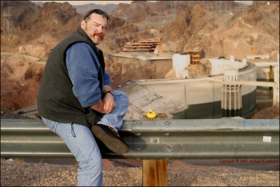 Michael and Ducky at Hoover Dam!