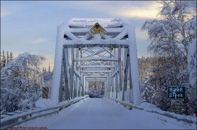 One Vehical bridge Way up North