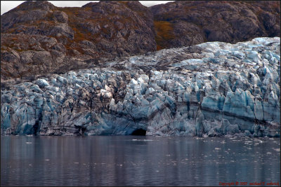 Glacier Meets water in College Fiord