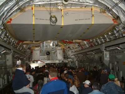 Inside C-17., Springfield, IL Airshow Mar 05
